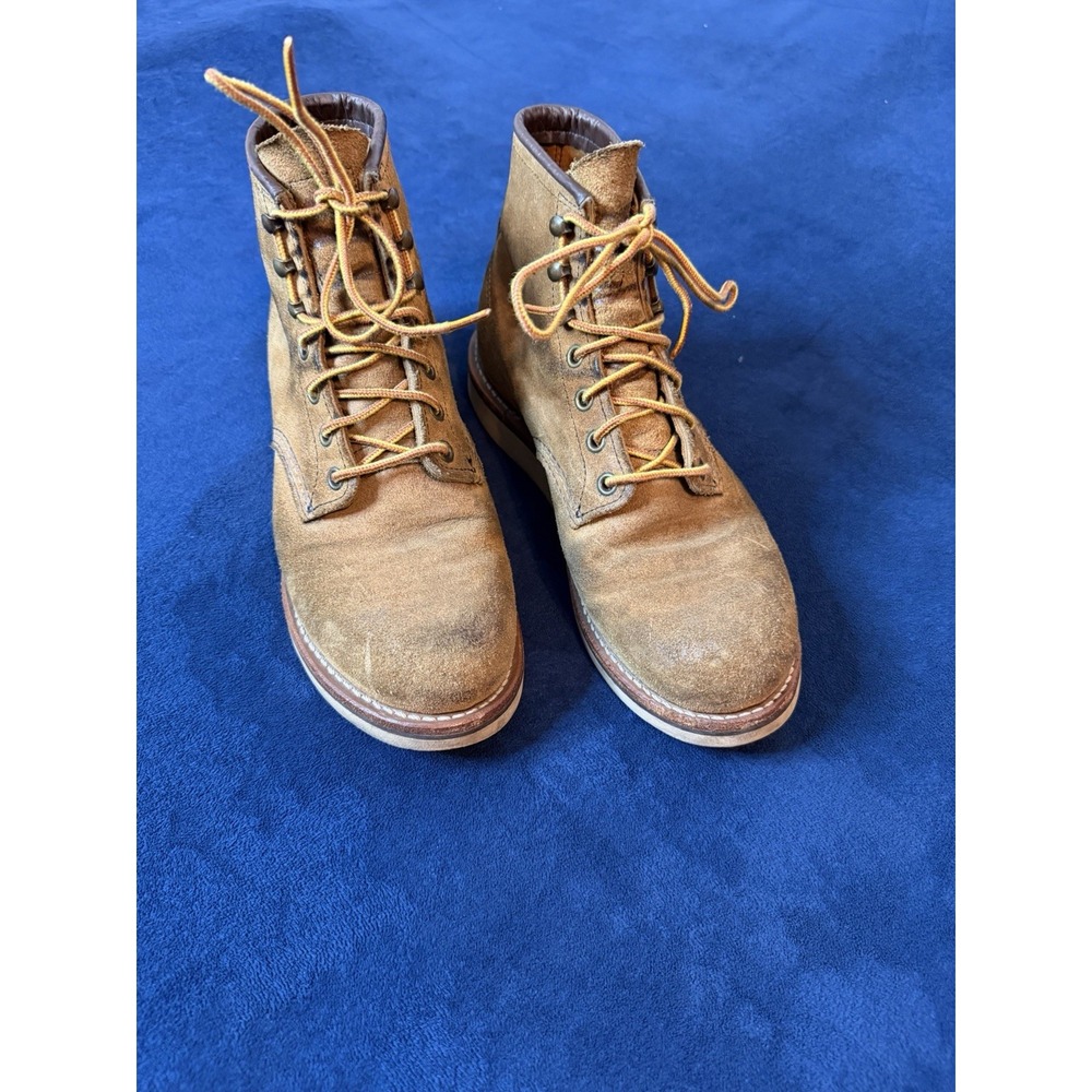 Vtg Red Wing Heritage Rover Boots Muleskinner Roughout Leather 2953 Mens 7.5D - Picture 2 of 15